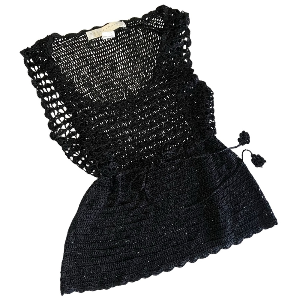 Vintage Y2K Bette Paige Crochet‎ Top Medium small